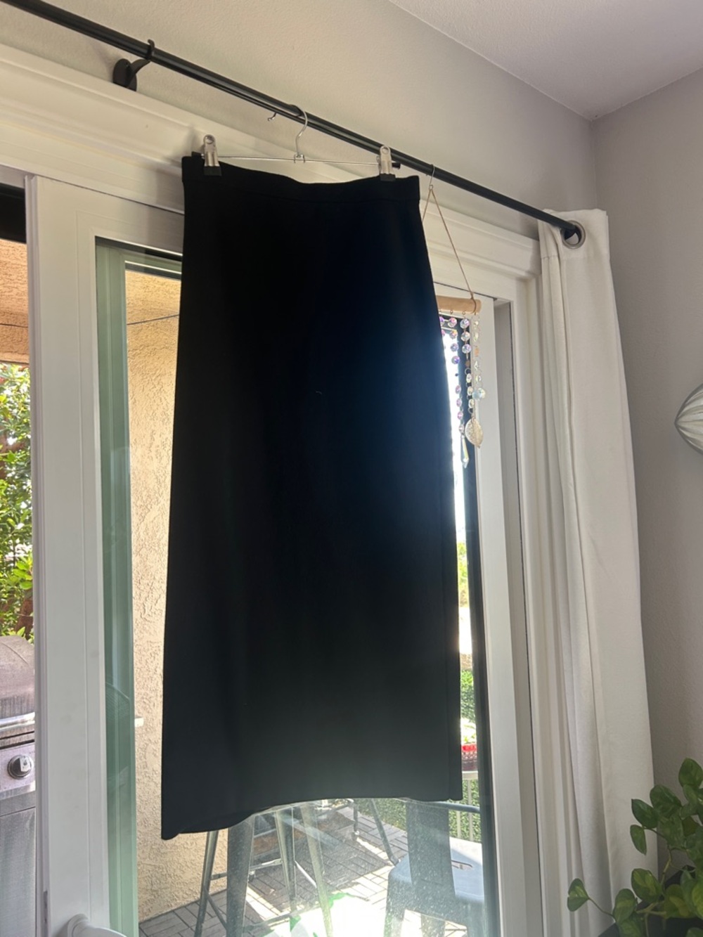 Women's Black Maxi Skirt - Sleek Everyday Midi